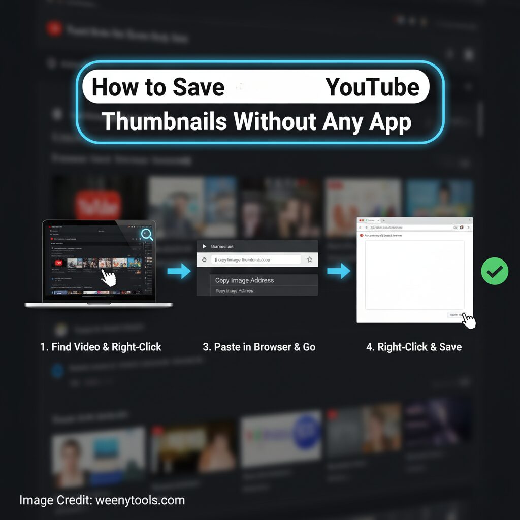 How to Save YouTube Thumbnails Without Any App